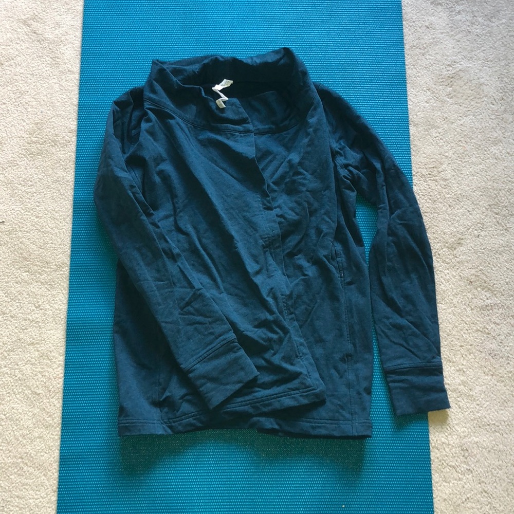Lululemon high neck button front sweater
